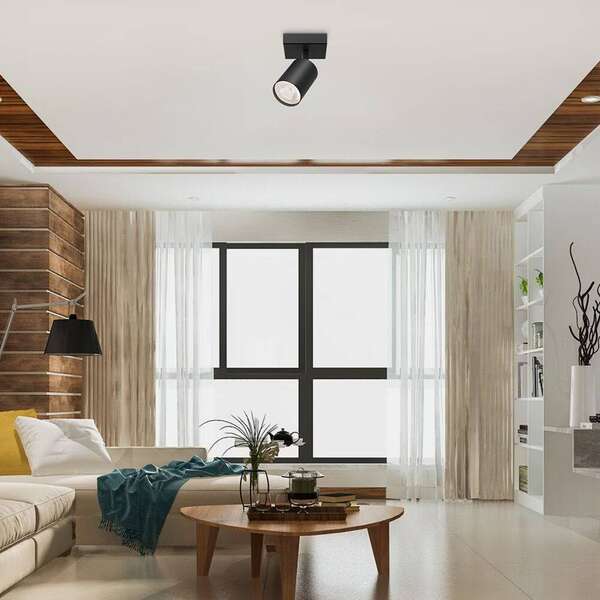 Rozetna SRQ nadrgradna crna GU10 - Slika 5