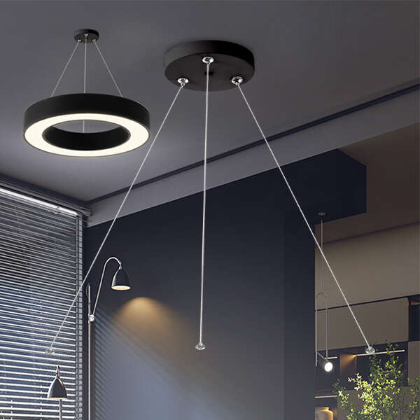 Rozetna za viseću montažu BLADE-SR-400/500, crna - Slika 2