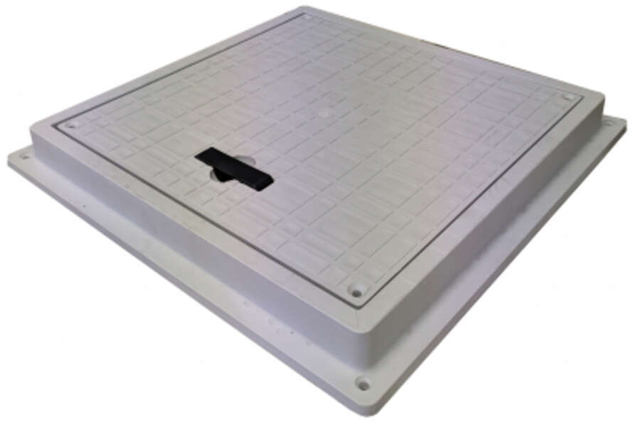 Šaht poklopac PVC 700 x 700 sivi - Slika 1