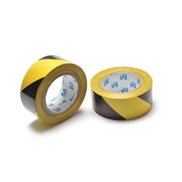 Samolepljiva traka za obeležavanje žuto - crna 30m - Slika 1