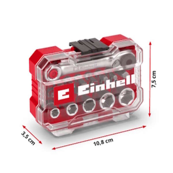 Set alata I bitova 1/4" 25mm XS-Case 21/1 Einhell - Slika 3