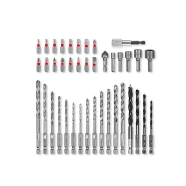 Set bitova i burgija + S2-E6.3-1/4" L-Case 40/1 Einhell - Slika 2