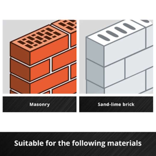 Set bitova i burgija za kamen S2 - E6.3-1/4" 3-10mm M-Case 33/1 Einhell - Slika 7