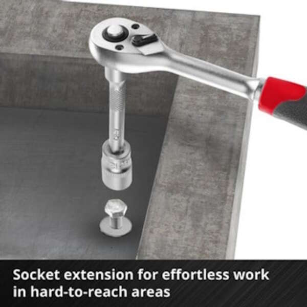 Set bitova i gedora L-Case 1/4" 25mm 37/1 Einhell - Slika 6