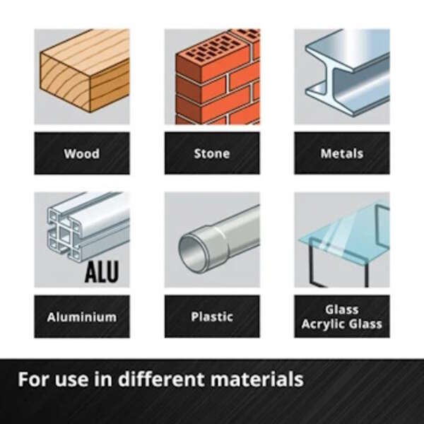 Set bitova i gedora L-Case 1/4" 25mm 37/1 Einhell - Slika 5