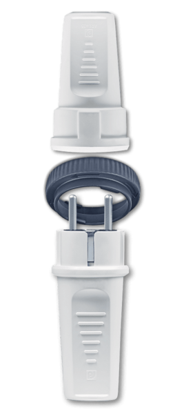 Set pribor za produžni kabel 406/304 beli Aling - Slika 1