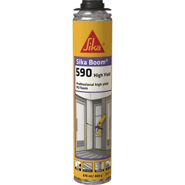 Sika Boom 590 High Yield 870ml PU pištoljska pena - Slika 1