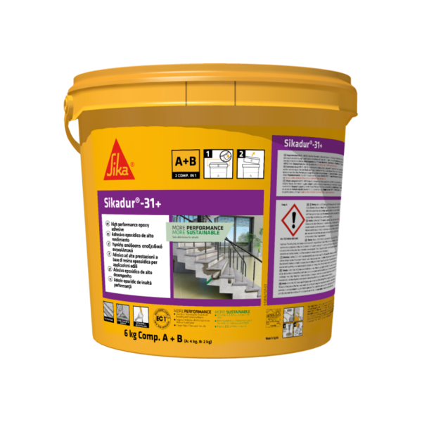 Sikadur-31+ (AB) C895 Pl 6KG dvokomponentni epoksidni strukturalni lepak i reparaturni malter - Slika 1