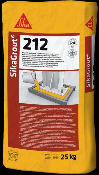 SikaGrout 212 RS Bg 25KG cementni ekspandirajući malter za podlivanje i ankerisanje - Slika 1
