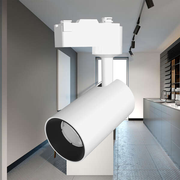 Šinski reflektor monofazni 15W 4000K beli - Slika 2