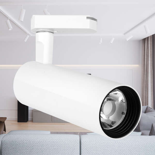 Šinski reflektor monofazni 15W 6500K beli - Slika 2