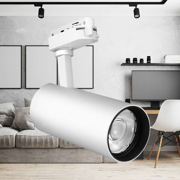 Šinski reflektor monofazni 30W 3000K beli - Slika 2