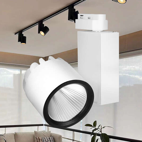 Šinski reflektor monofazni 40W 4000K beli - Slika 2