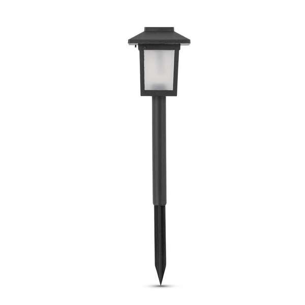 Solarna lampa baštenska plamen LED 32cm crna Entac - Slika 1