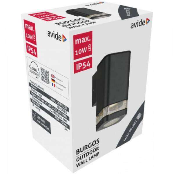 Spoljna zidna lampa Burgos 1xGU10 IP54 - Slika 2