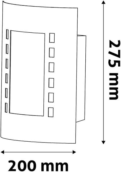 Spoljna zidna lampa Monterey 1xE27 IP44 Saten-Nikel - Slika 2