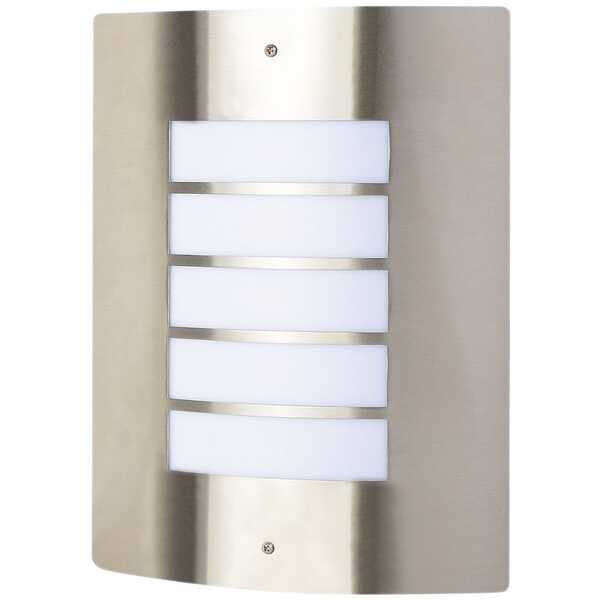 Spoljna zidna lampa Morro 1xE27 IP44 Saten-Nikl - Slika 1