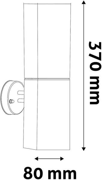 Spoljna zidna lampa Panama 1xE27 sa senzorom IP44 Saten-Nikel - Slika 2