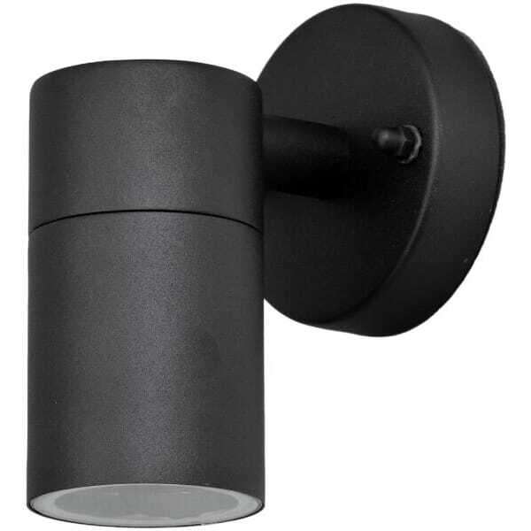 Spoljna zidna lampa Peka 1xGU10 IP44 crna - Slika 1