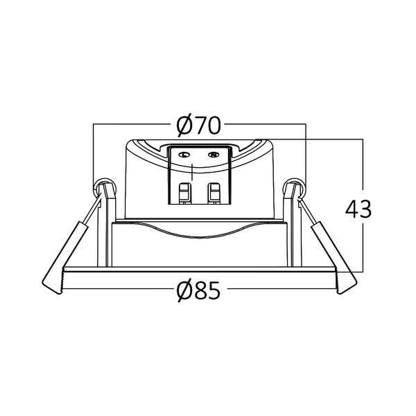 Spot svetiljka 3u1 7W okrugla siva - Slika 6