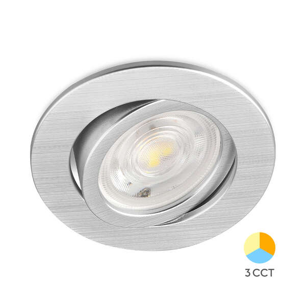 Spot svetiljka 3u1 7W okrugla siva - Slika 1