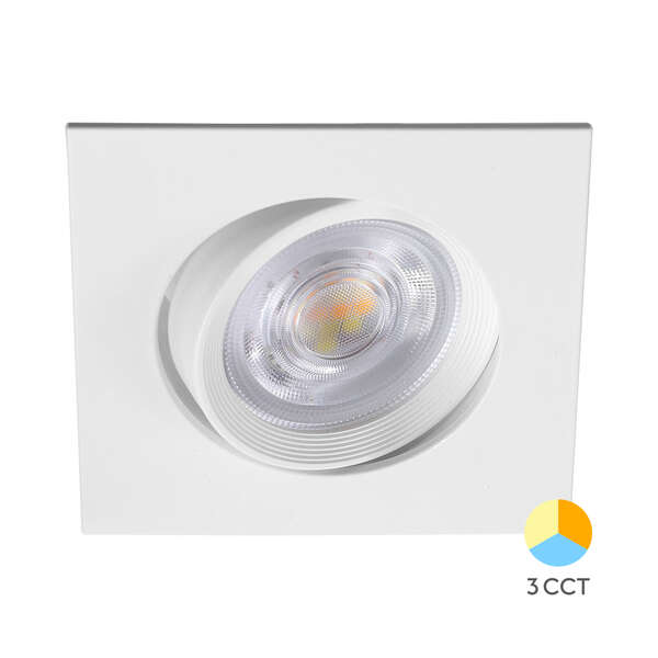 Spot svetiljka 7W 3U1 kvadratna bela - Slika 1