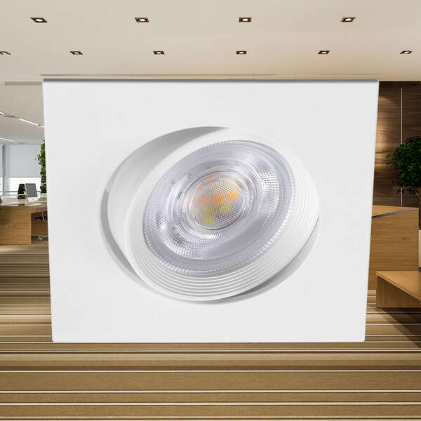 Spot svetiljka 7W 3U1 kvadratna bela - Slika 2