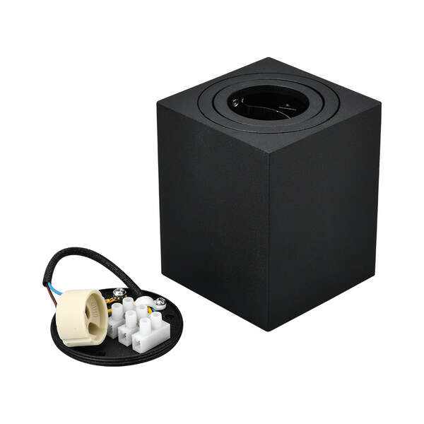 Spot svetiljka GAMA kvadratna crna GU10 - Slika 6