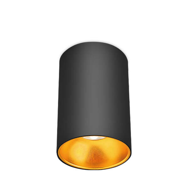 Spot svetiljka okrugla crna GU10 - Slika 1