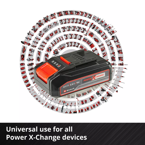 Starter kit Power-X-Change 2.5ah Einhell - Slika 2