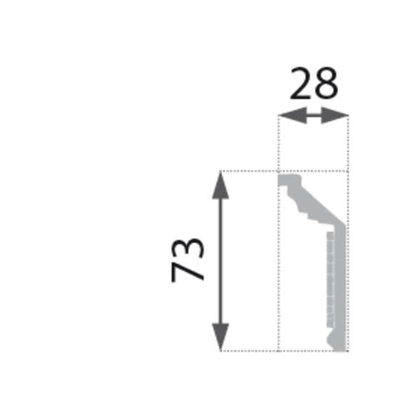 Stiropor lajsna SLU-773 (B-21) - Slika 3