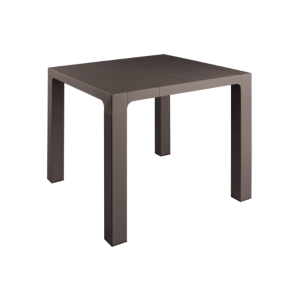 Sto baštenski Orfeo 80x80 Tamno moka - Slika 1