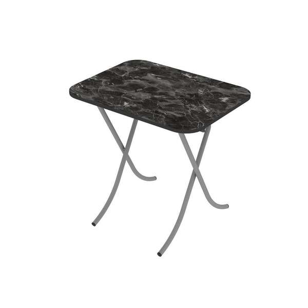 Sto višenamenski sklopivi crni mermer 60*80cm Alesta - Slika 1