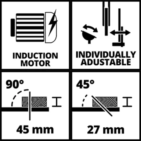Stoni cirkular 500W TC-TS 200 Einhell - Slika 5
