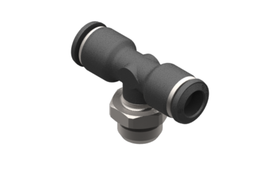 T komad za PA crevo 8mm-3/8" - Slika 1