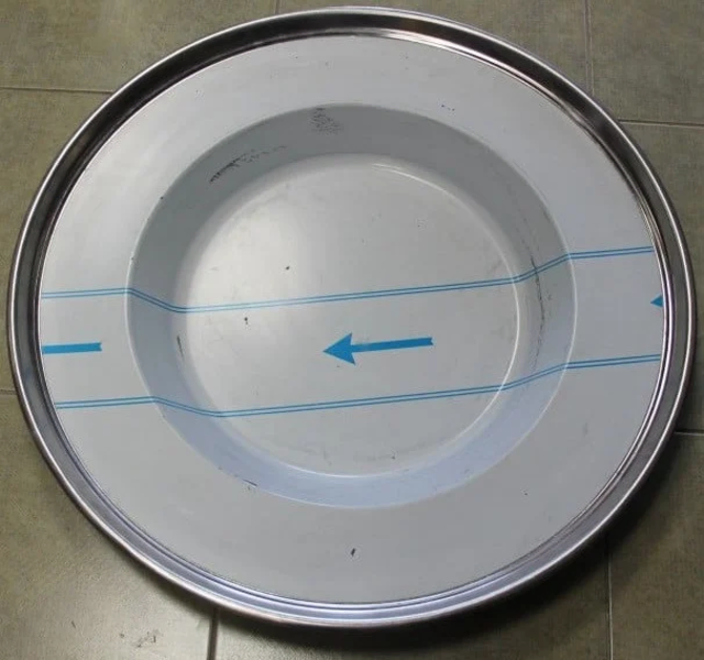 Tanjir za kotlovinu 50cm INOX - Slika 2