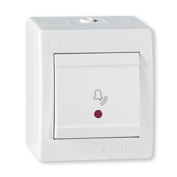 Taster sklopka za zvono sa indikacijom Power 10A/250V - Slika 1