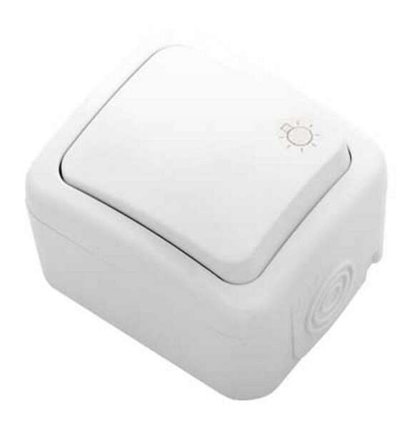 Taster svetla MiniOG 10A/250V bezvij. veza - Slika 1