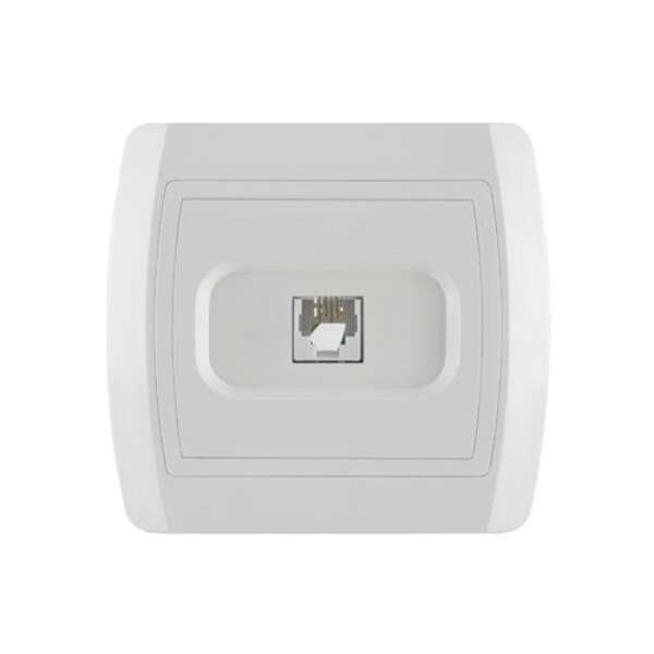 Telefonska priključnica RJ12 6/4 sa jednim modulom 623K Status - Slika 1