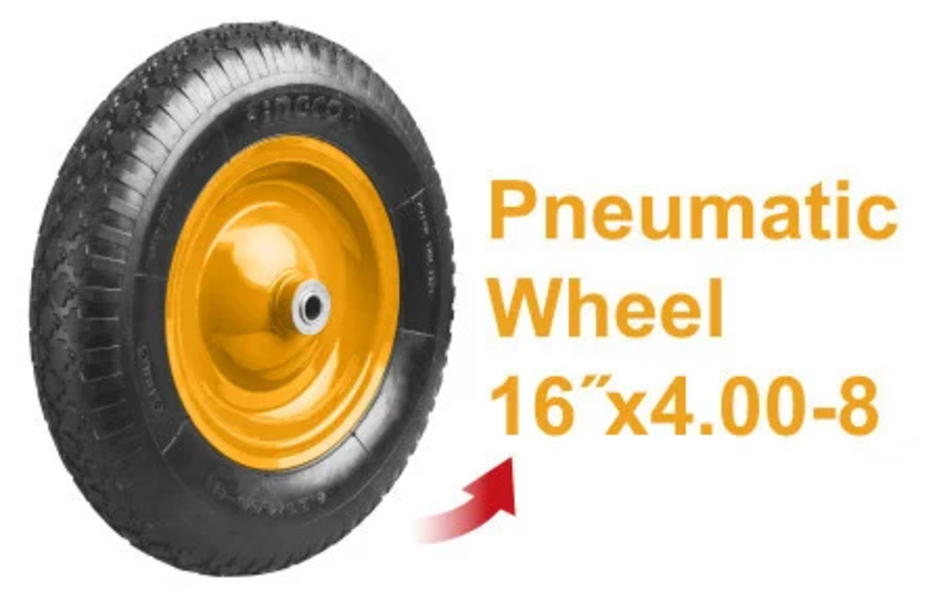 Točak za kolica sa ležajem 16 inča x 4 - 8 Ingco - Slika 2
