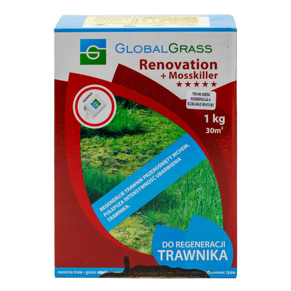 Travna smeša Renovation+Mosskiller za regeneraciju i suzbijanje mahovine 1kg - Slika 1