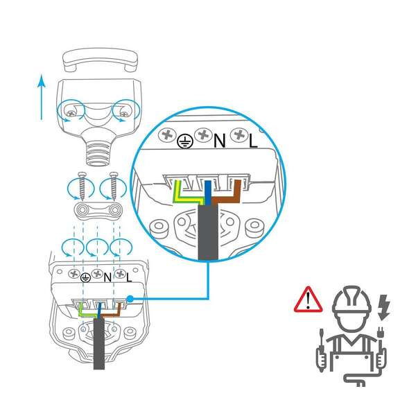 Trostruki podsklop rastavljiv 3G crni - Slika 2