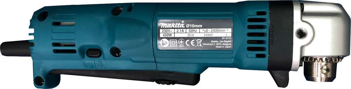 Ugaona bušilica 450W Makita DA3010F - Slika 3