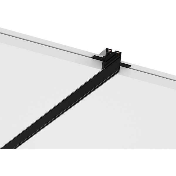 Ugradna magnetna šina 2m crna - Slika 1