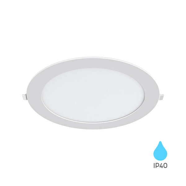 Ugradni LED panel 18W 8INC  3000K beli IP40 - Slika 8