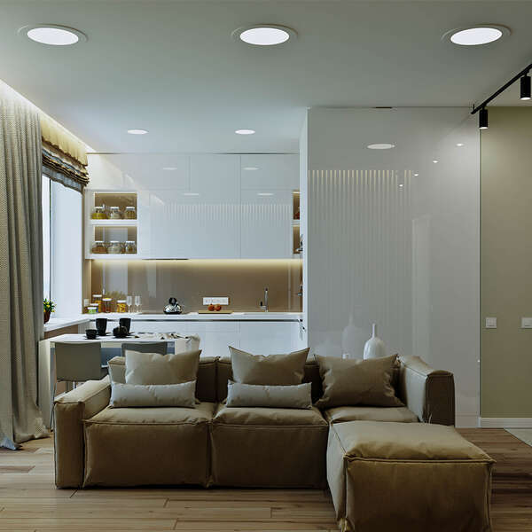 Ugradni LED panel 3W 3INC 4000K beli - Slika 2