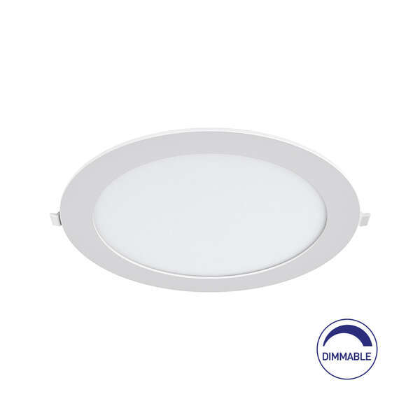 Ugradni LED panel dimabilni 18W 8INC 4000K beli - Slika 1