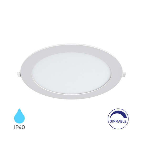 Ugradni LED panel dimabilni 18W 8INC 6500K beli - Slika 8