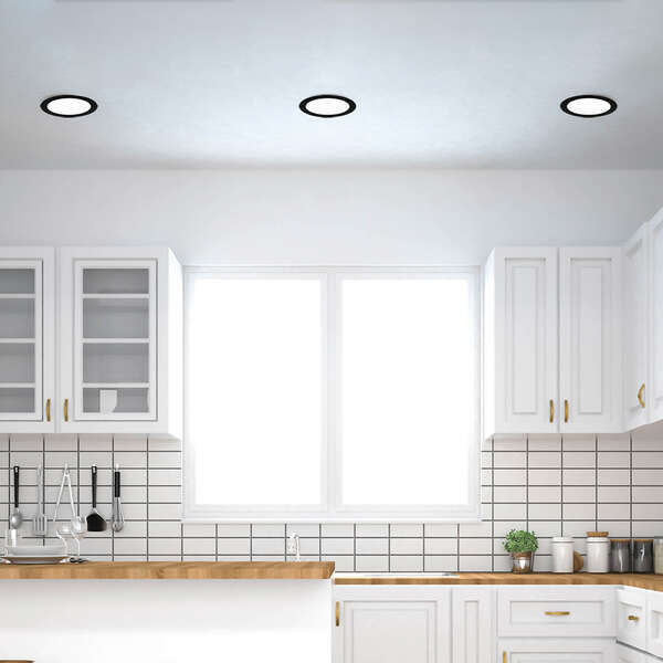 Ugradni LED panel dimabilni 18W 8INC 6500K crni - Slika 2