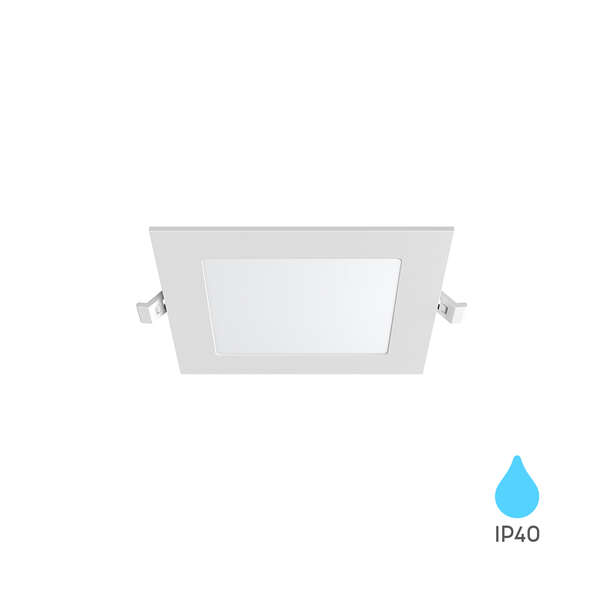Ugradni LED panel kvadratni 18W 8INC 4000K beli IP40 - Slika 7